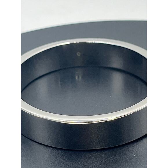 Michael Kors Urban Rush Silver Hinged Square Cut Center‎ Stone Bangle Bracelet - Picture 6 of 12